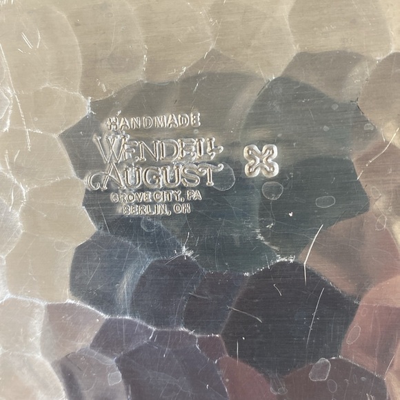 Wendell August Handmade Aluminum Tray Vintage - Picture 4 of 4